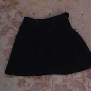 Navy blue girls uniform skirt